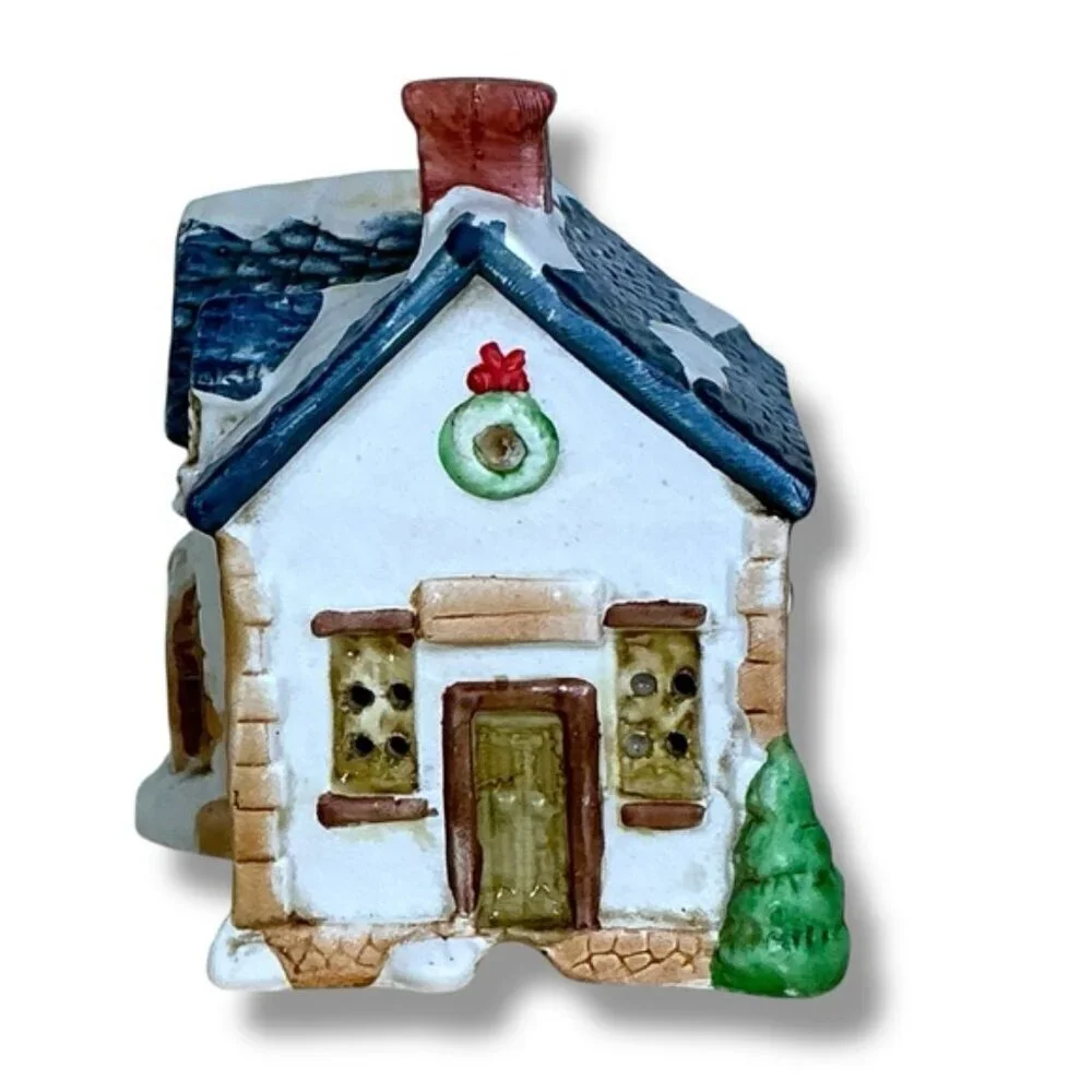 Village Grist Mill Holiday Dickens of London Christmas Porcelain House Vintage